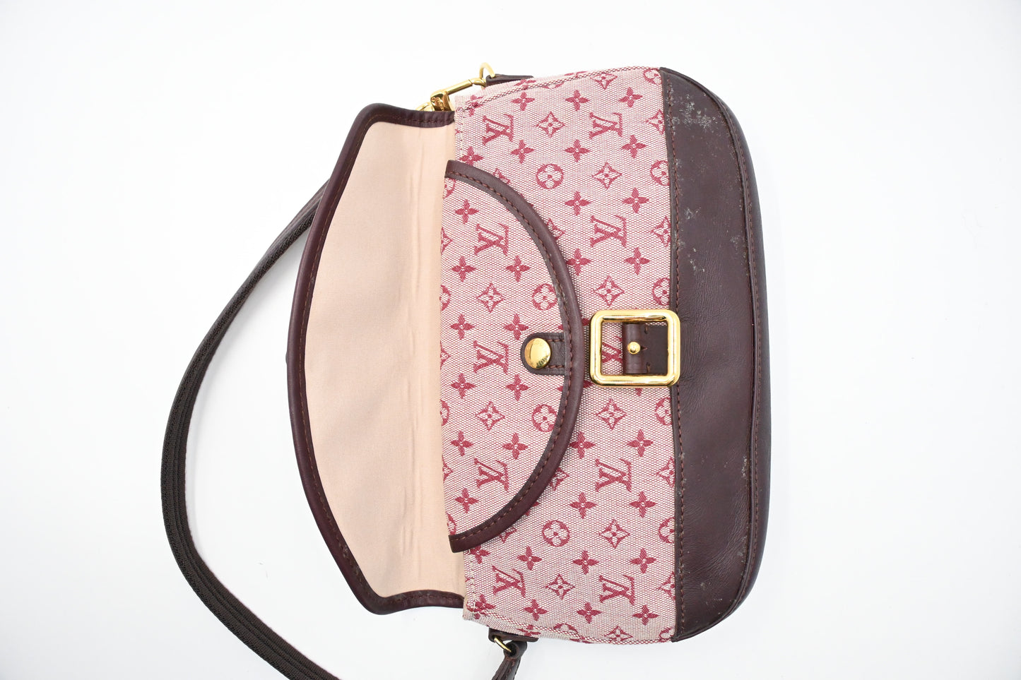 Louis Vuitton Marjorie in Cerise Mini Lin Canvas