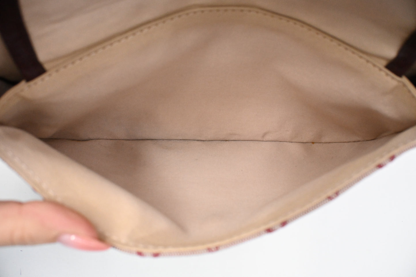 Louis Vuitton Marjorie in Cerise Mini Lin Canvas