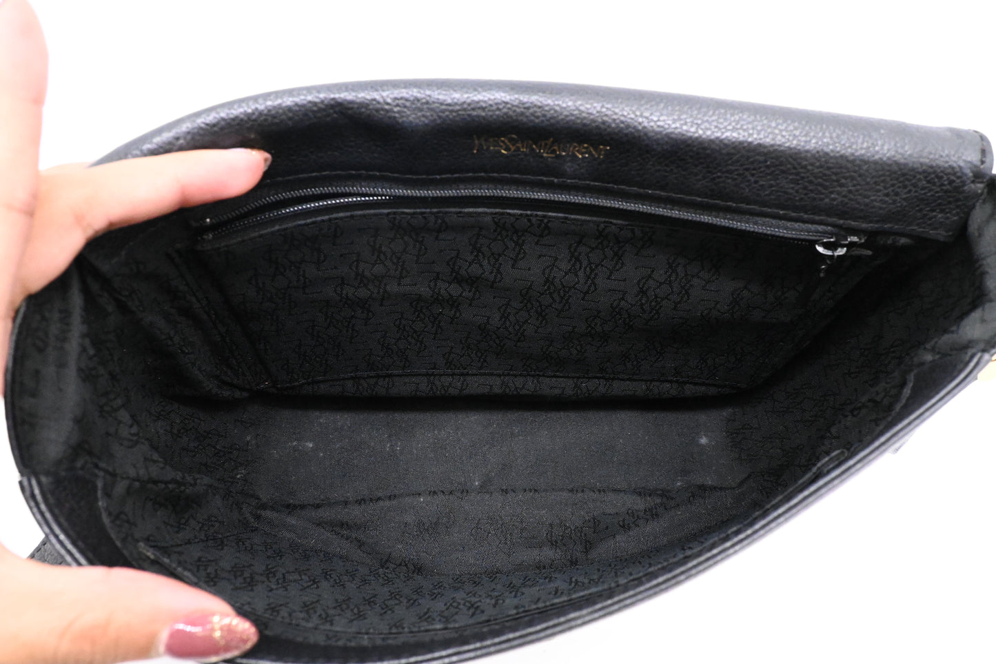 YSL Saint Laurent Crossbody in Black Leather