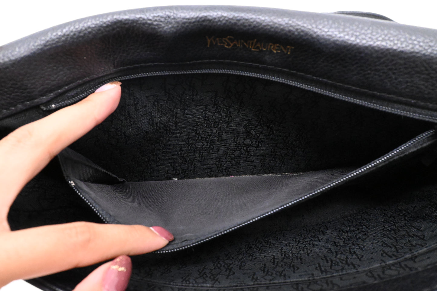 YSL Saint Laurent Crossbody in Black Leather