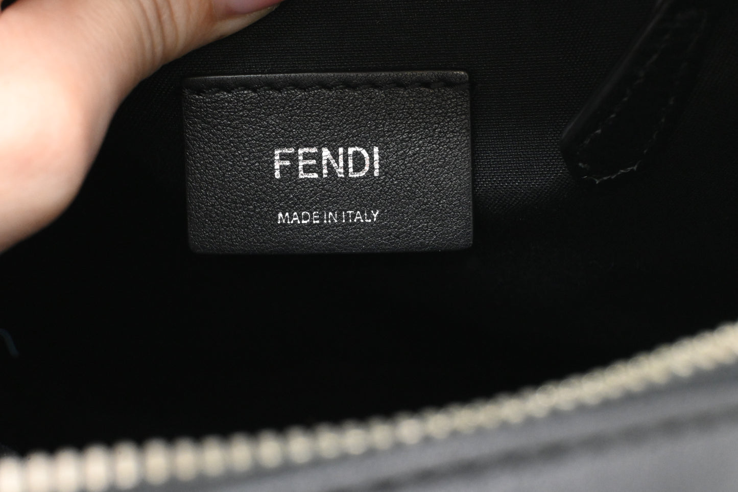 Fendi By The Way Studded Backpack in Black Leather