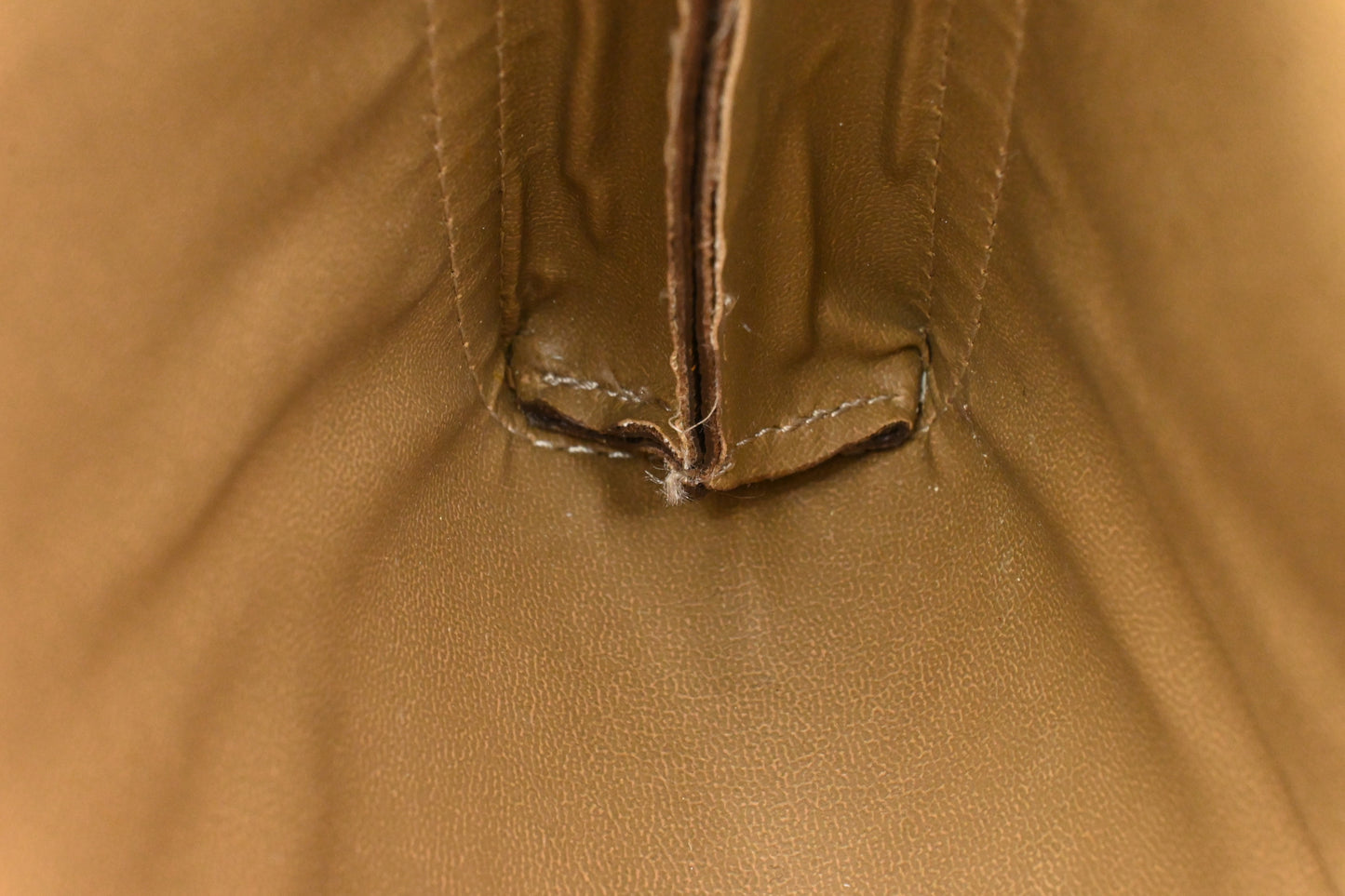 Celine Large Pouch in Brown Macadam Canvas