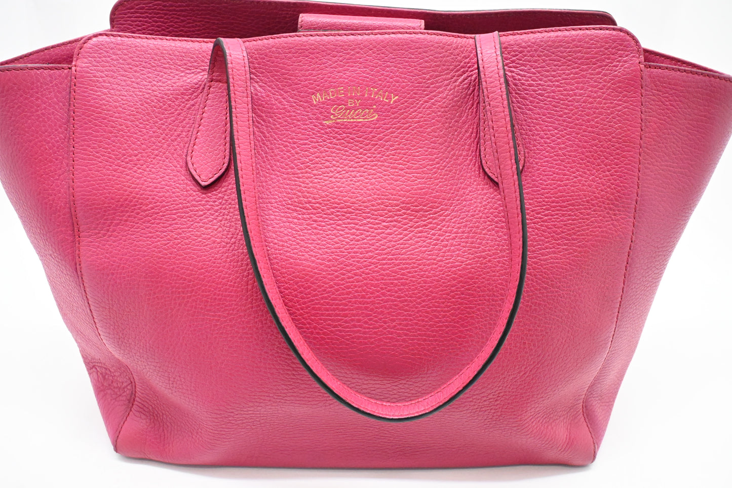 Gucci Swing Tote in Pink Leather