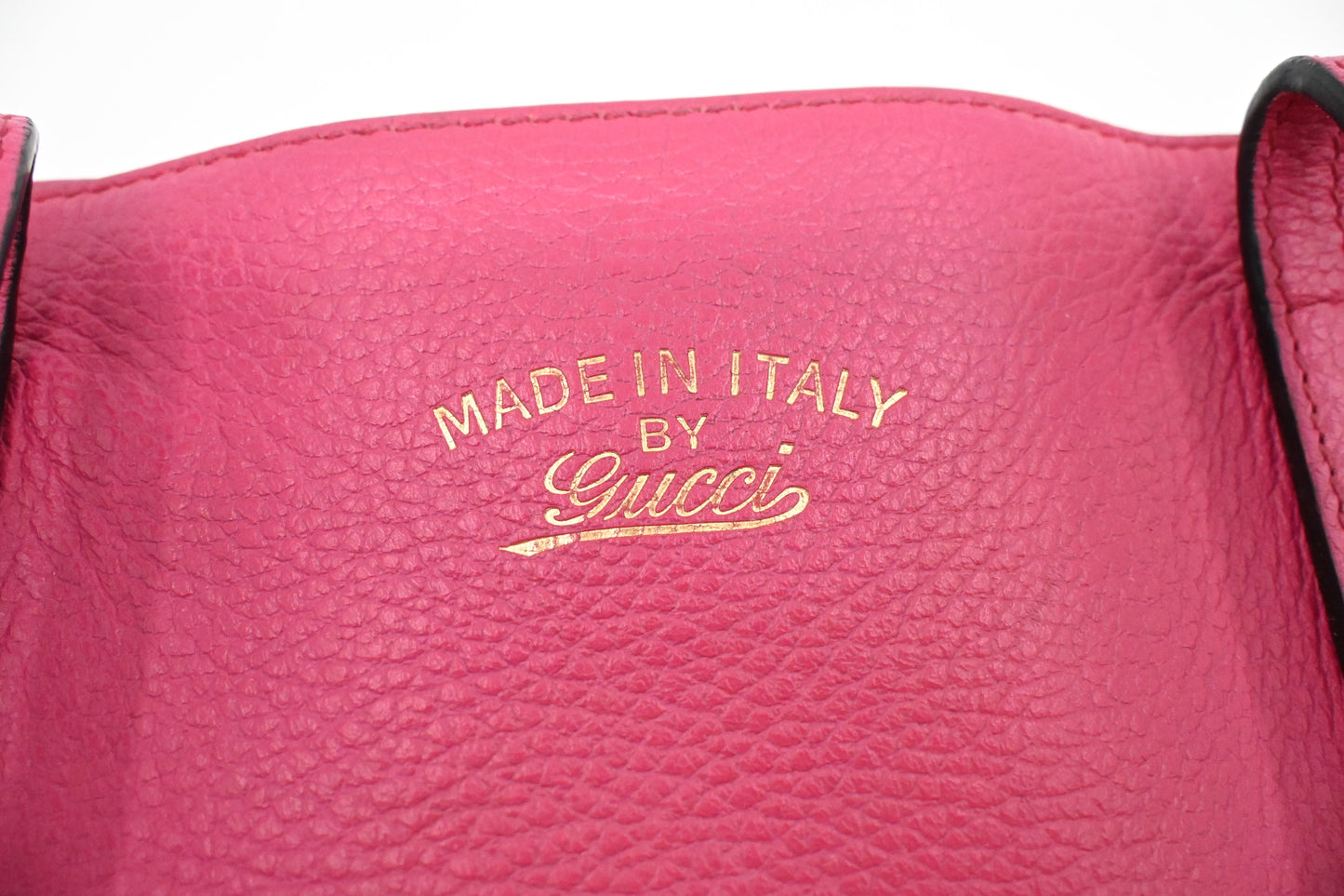 Gucci Swing Tote in Pink Leather