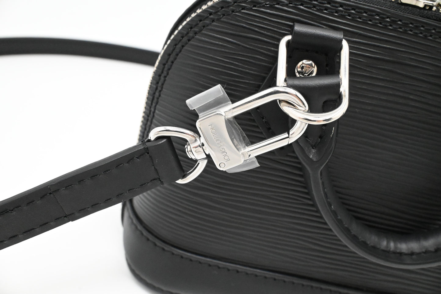 Louis Vuitton Nano Alma in Black Epi Leather