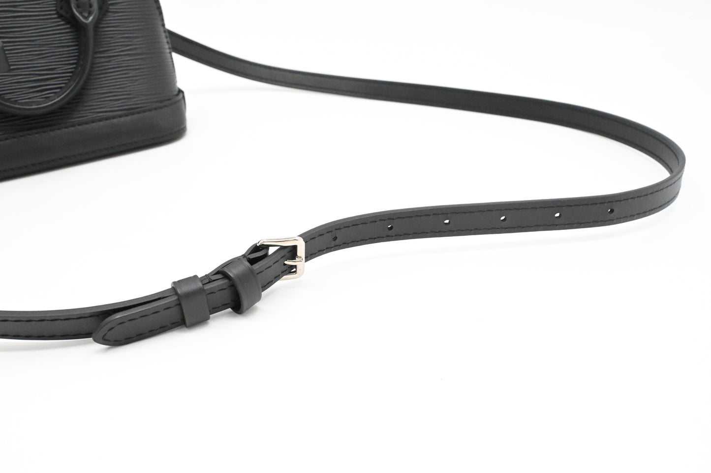 Louis Vuitton Nano Alma in Black Epi Leather