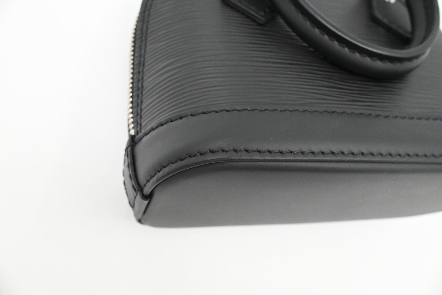 Louis Vuitton Nano Alma in Black Epi Leather