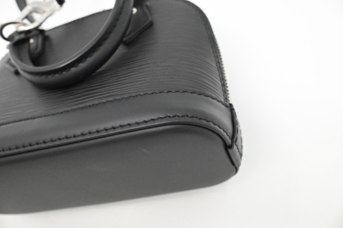 Louis Vuitton Nano Alma in Black Epi Leather