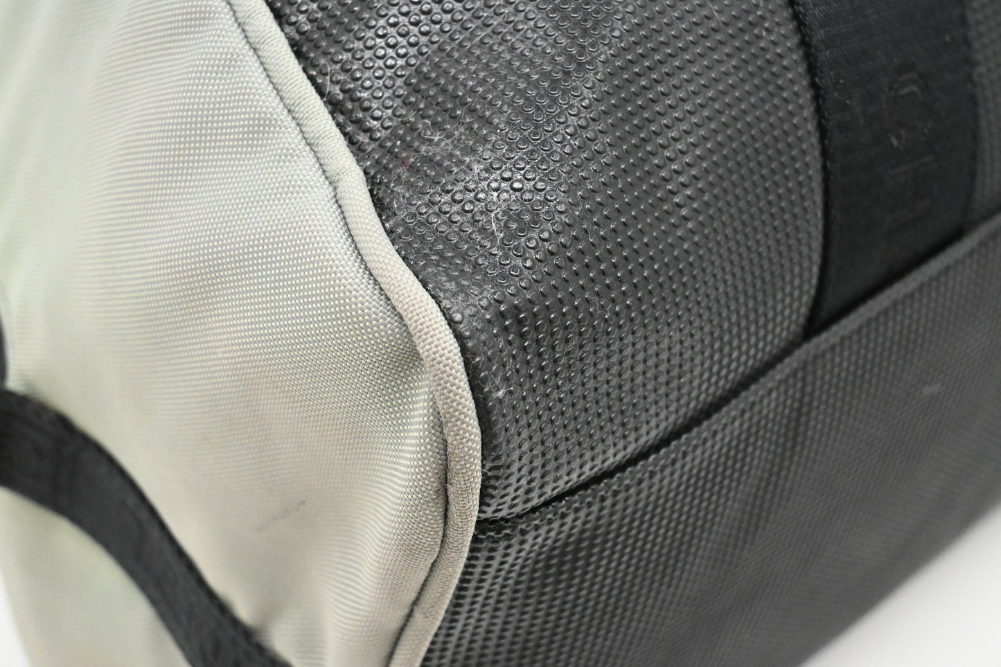 Chanel Duffle Sports Line Bag in Green and Black Canvas