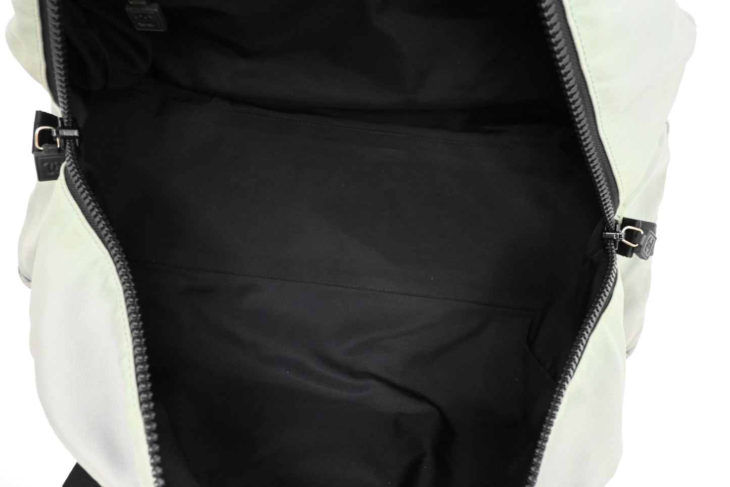 Chanel Duffle Sports Line Bag in Green and Black Canvas