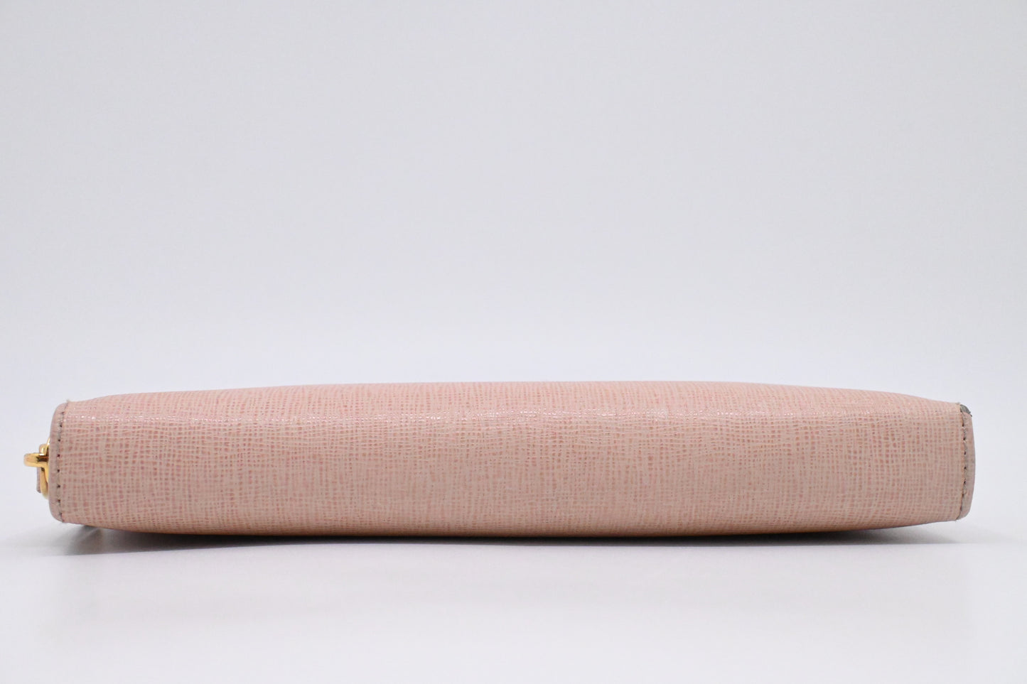 Fendi Zippy Wallet in Pink Leather