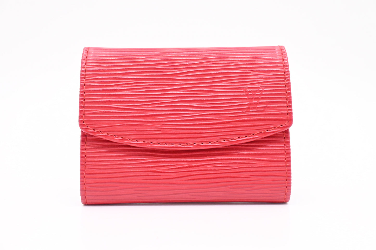 Louis Vuitton Card Case in Red Epi Leather