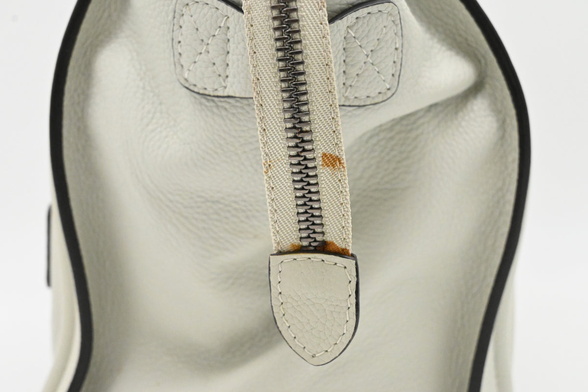 Celine Medium Luggage in Off White Leather