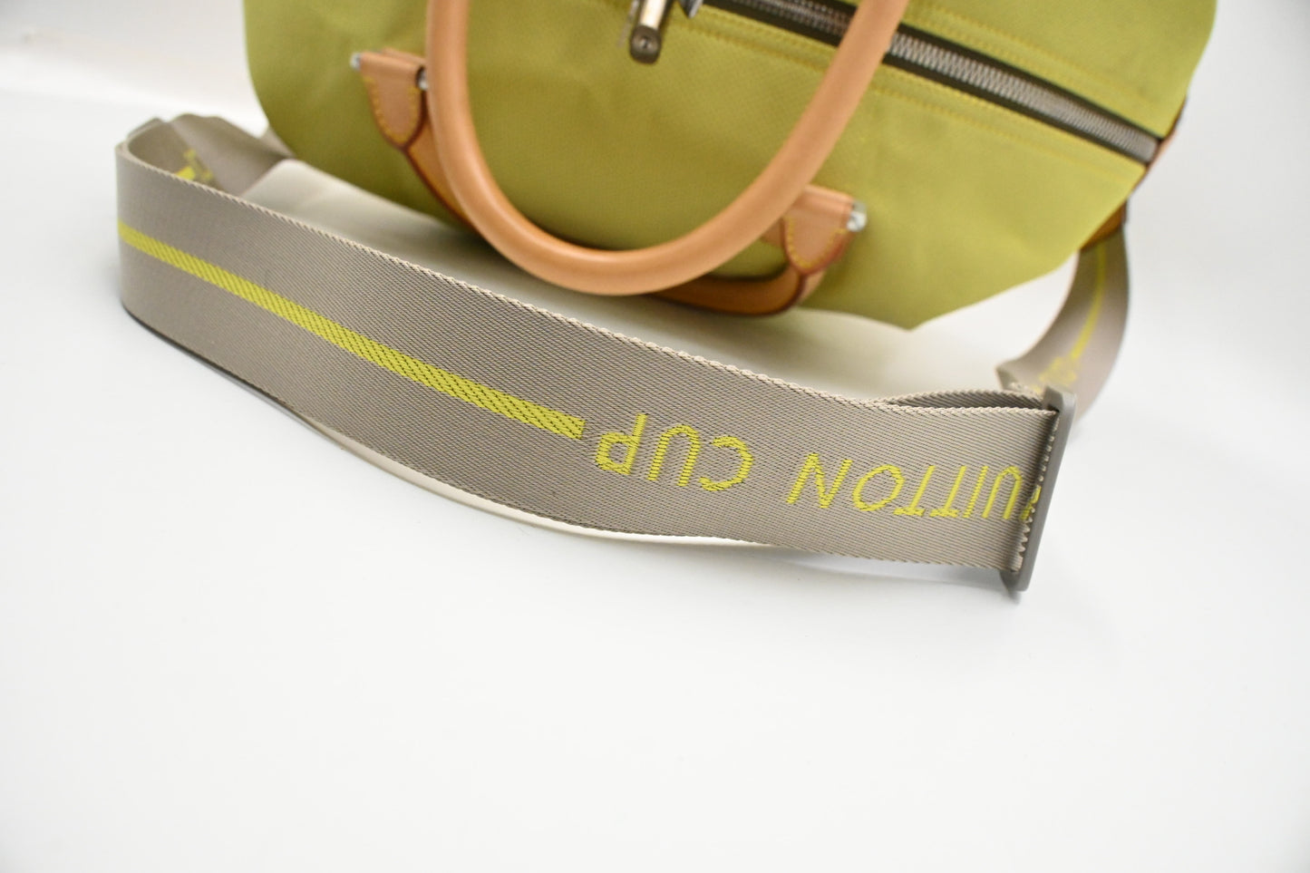 Louis Vuitton 2002 America's Cup Cube Bag in Green Damier Geant Canvas