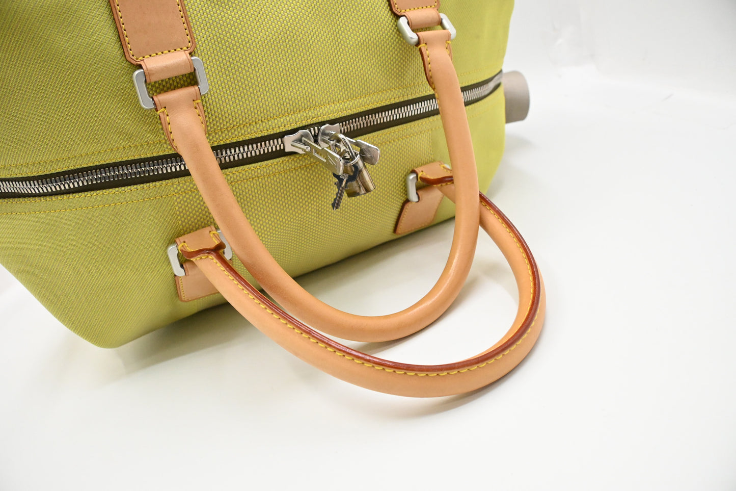 Louis Vuitton 2002 America's Cup Cube Bag in Green Damier Geant Canvas