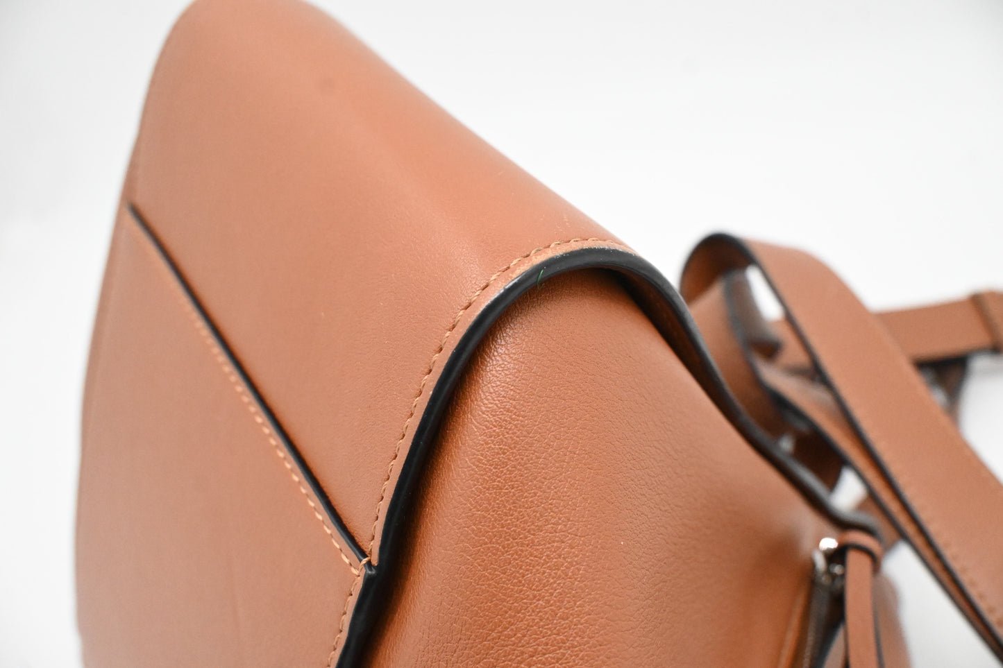 Loewe Mini Hammock in Brown Leather
