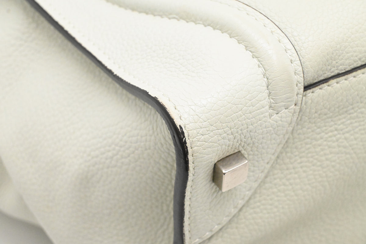Celine Medium Luggage in Off White Leather