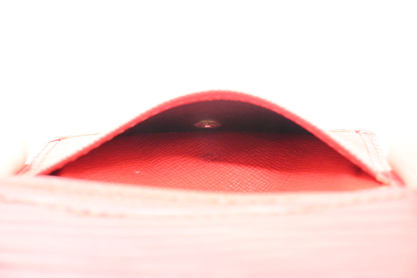 Louis Vuitton Card Case in Red Epi Leather