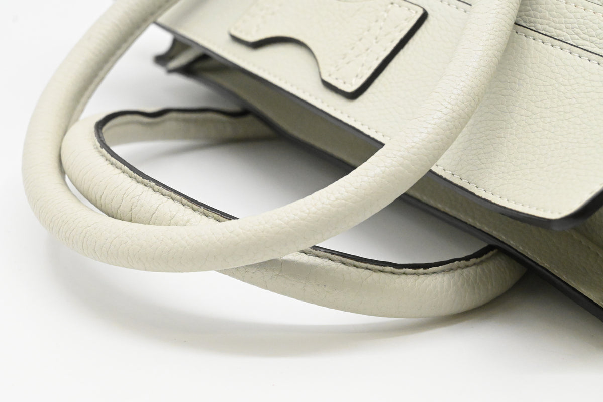 Celine Medium Luggage in Off White Leather