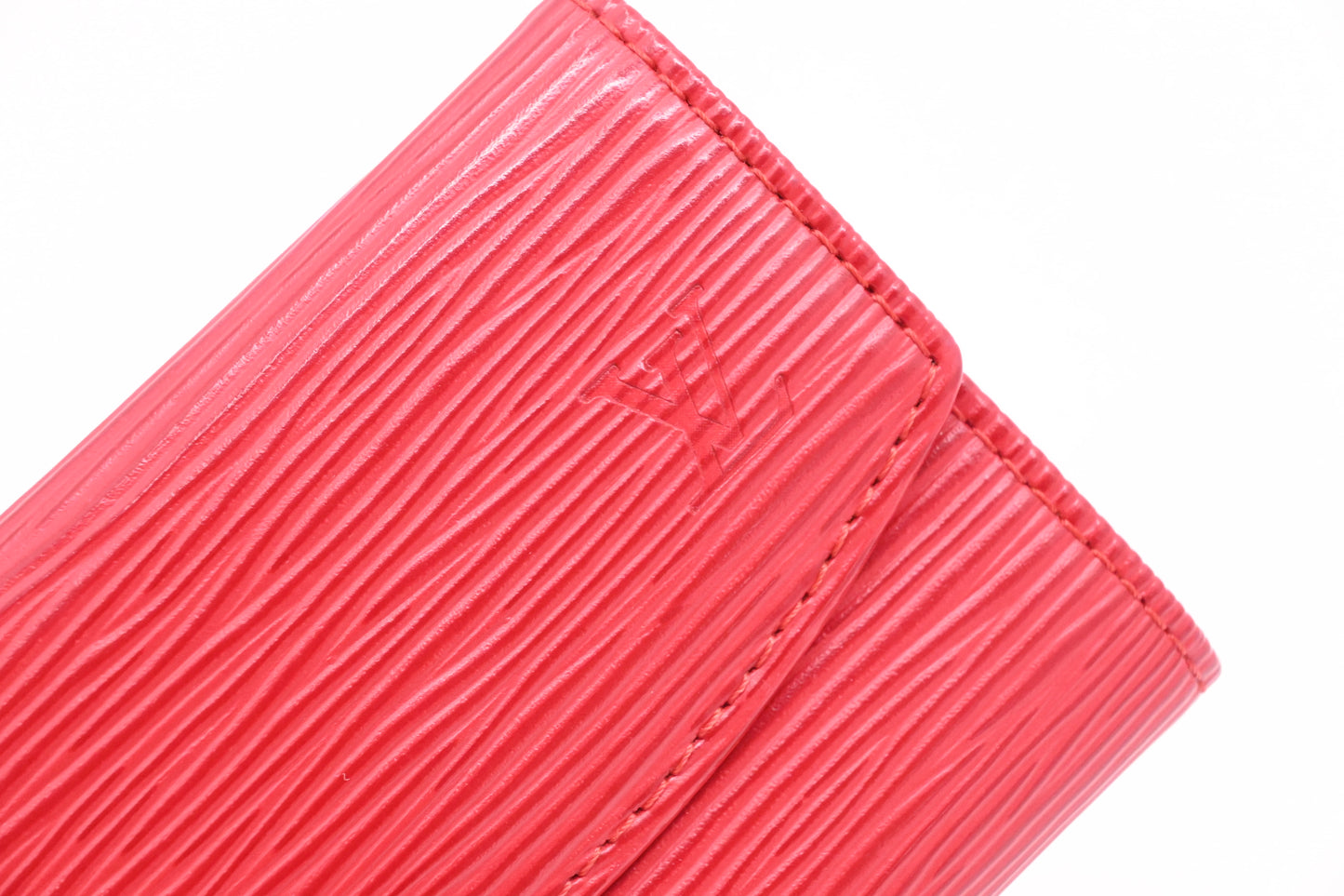 Louis Vuitton Card Case in Red Epi Leather