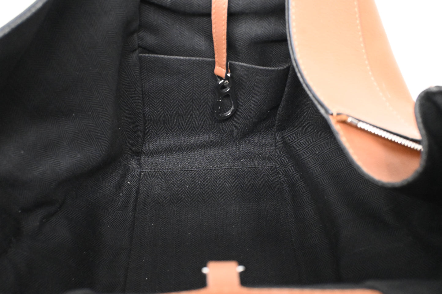 Loewe Mini Hammock in Brown Leather