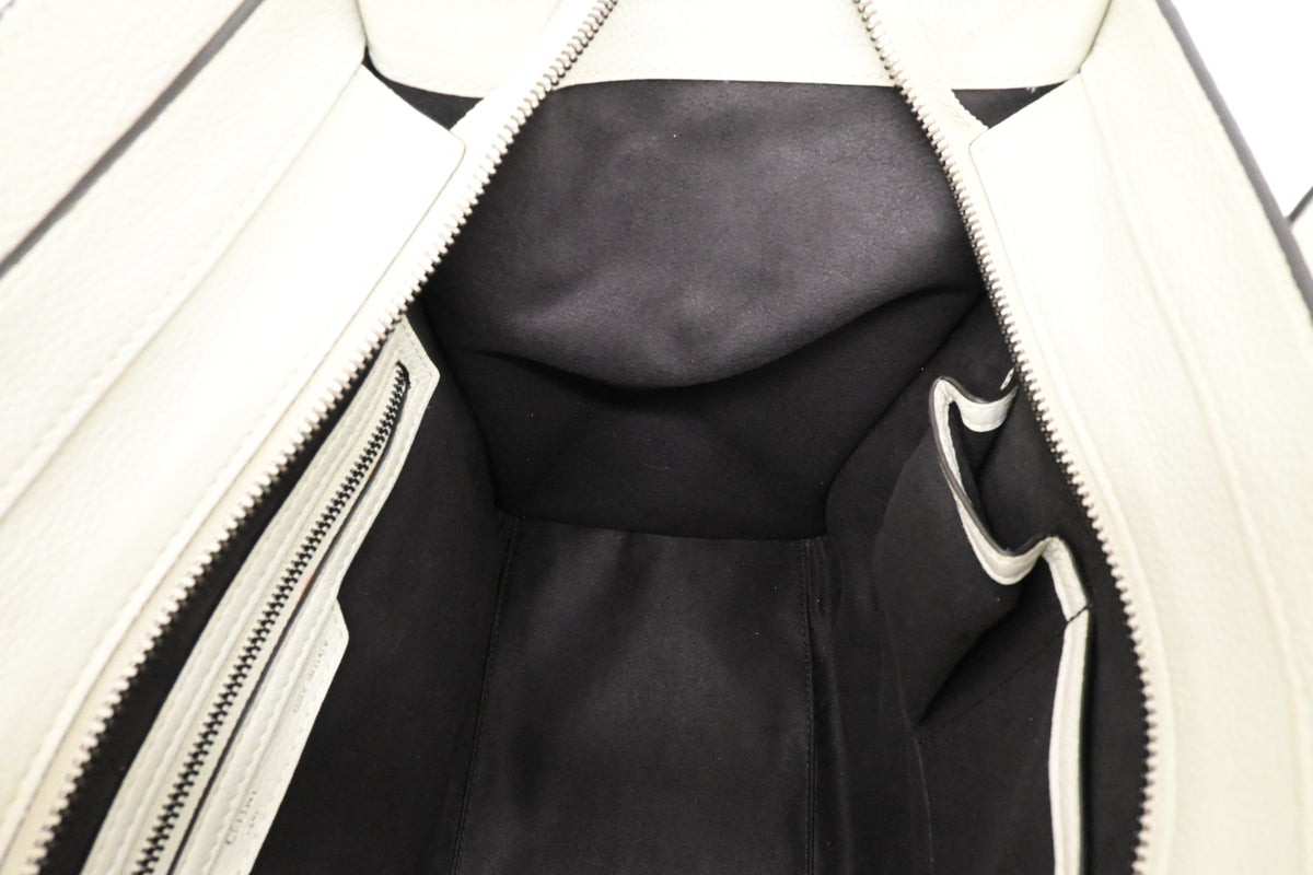 Celine Medium Luggage in Off White Leather