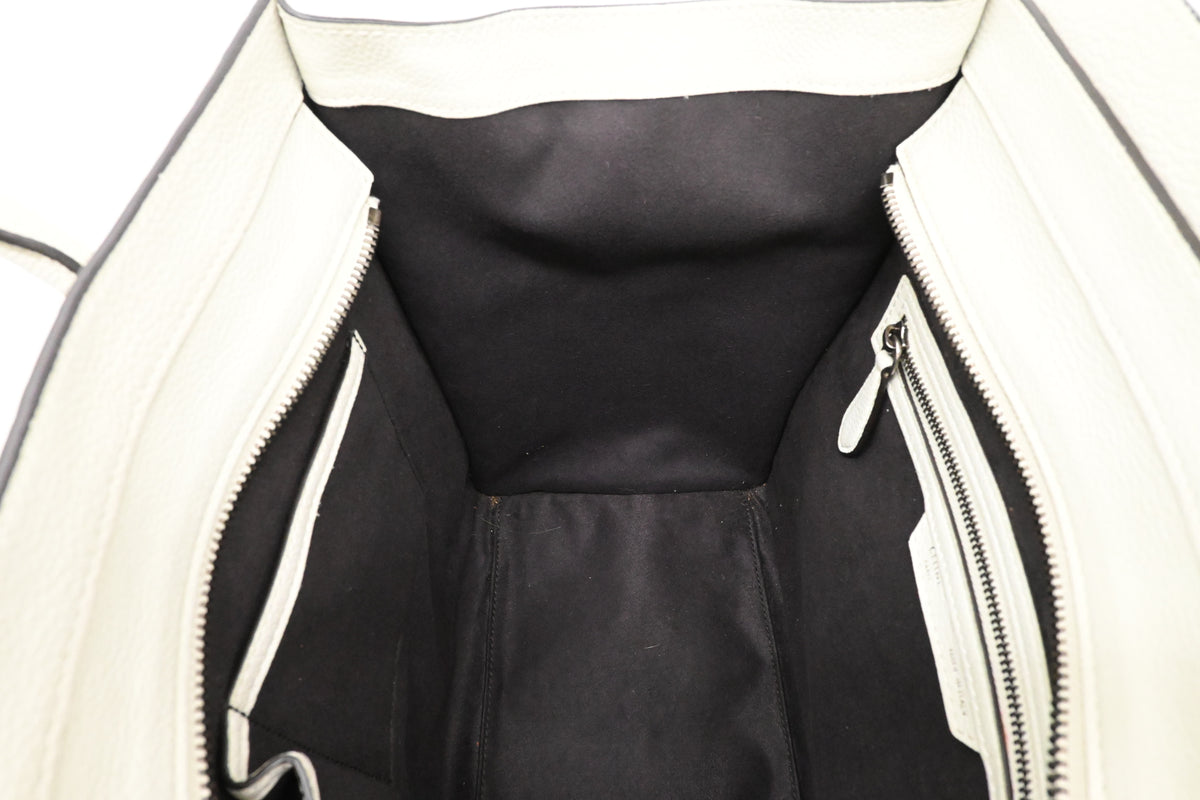 Celine Medium Luggage in Off White Leather
