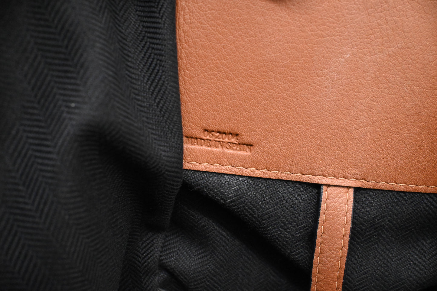 Loewe Mini Hammock in Brown Leather