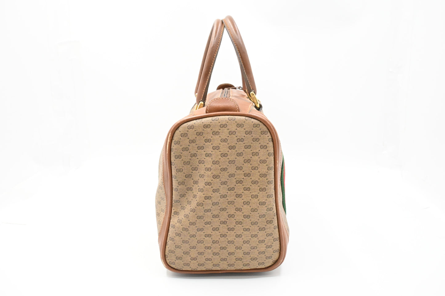 Gucci Sherry Line Boston Bag in GG Diamante Canvas