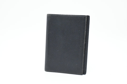 Hermes Agenda Cover in Blue Leather