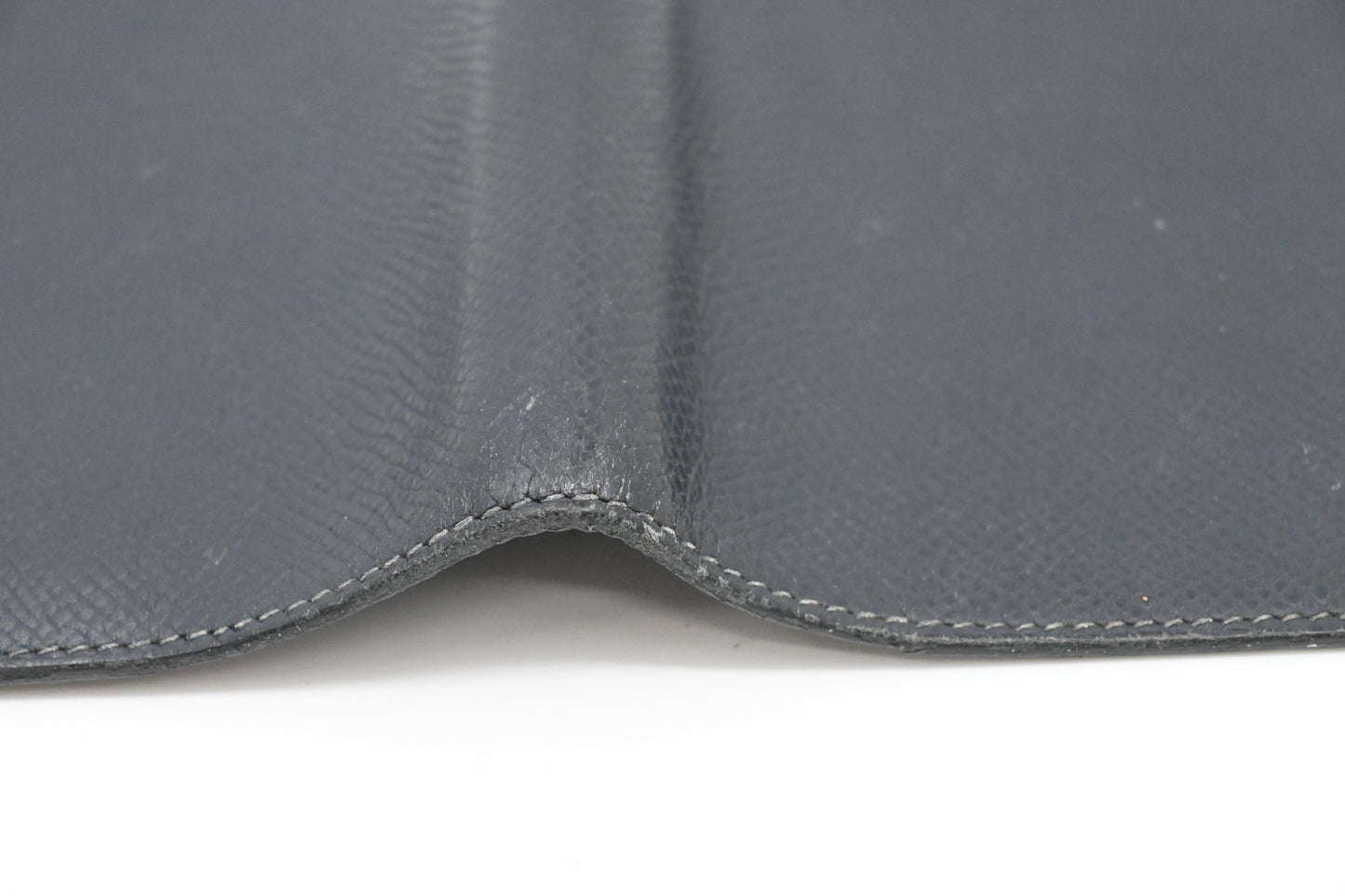 Hermes Agenda Cover in Blue Leather