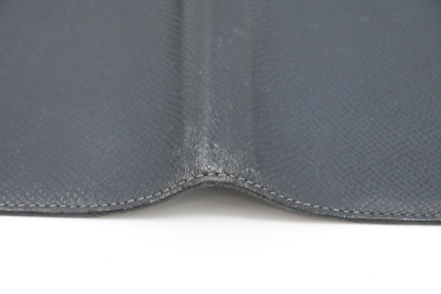 Hermes Agenda Cover in Blue Leather