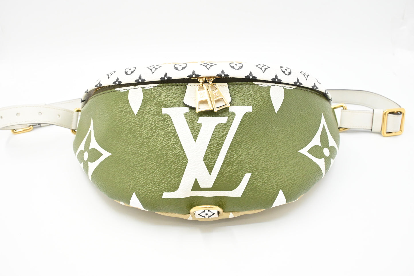 Louis Vuitton Bumbag in Green and Khaki Giant Monogram Canvas