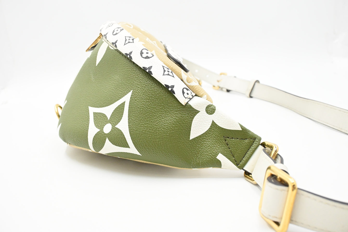 Louis Vuitton Bumbag in Green and Khaki Giant Monogram Canvas