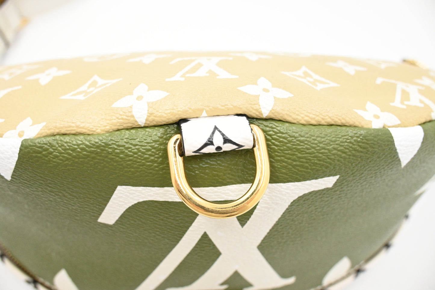Louis Vuitton Bumbag in Green and Khaki Giant Monogram Canvas