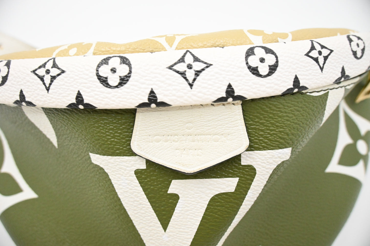Louis Vuitton Bumbag in Green and Khaki Giant Monogram Canvas
