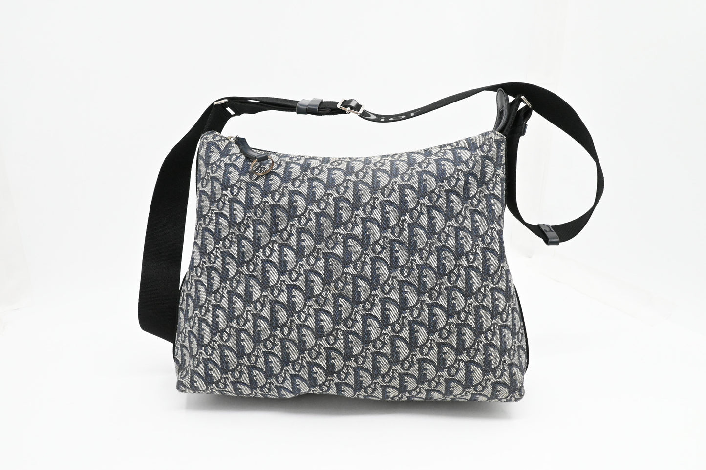 Dior Diorissimo Trotteur Messenger Bag in Blue Oblique Canvas
