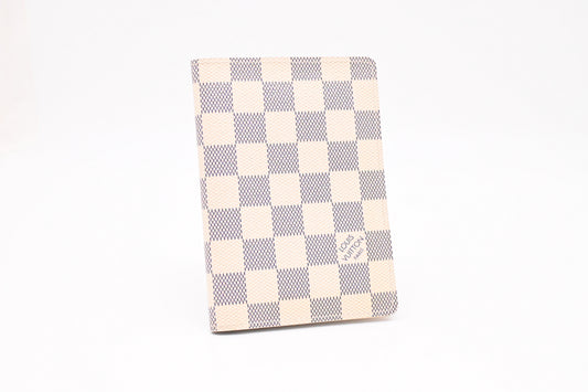 Louis Vuitton Passport Case in Damier Azur Canvas