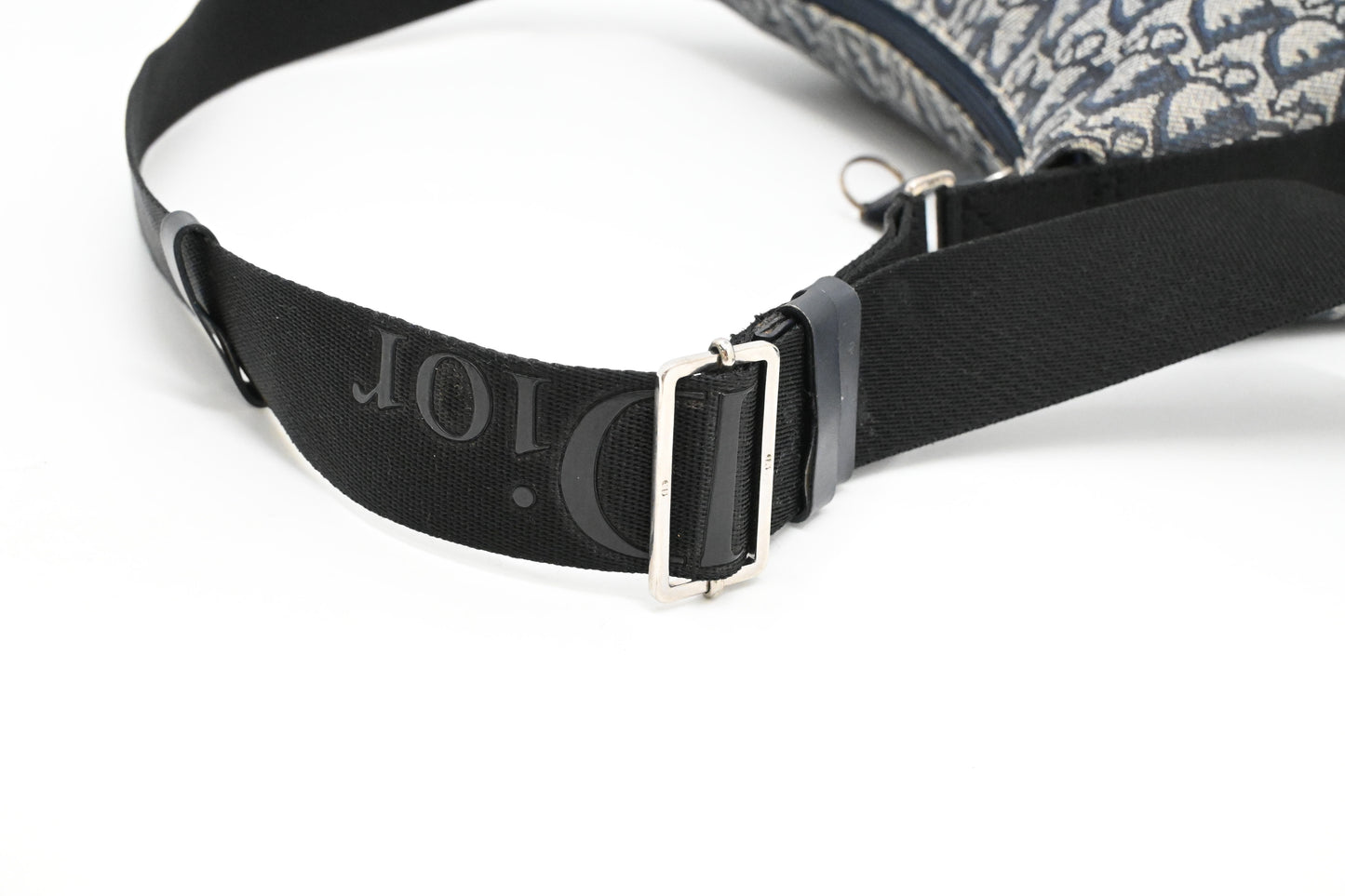 Dior Diorissimo Trotteur Messenger Bag in Blue Oblique Canvas