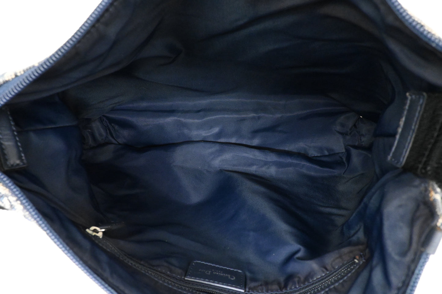 Dior Diorissimo Trotteur Messenger Bag in Blue Oblique Canvas