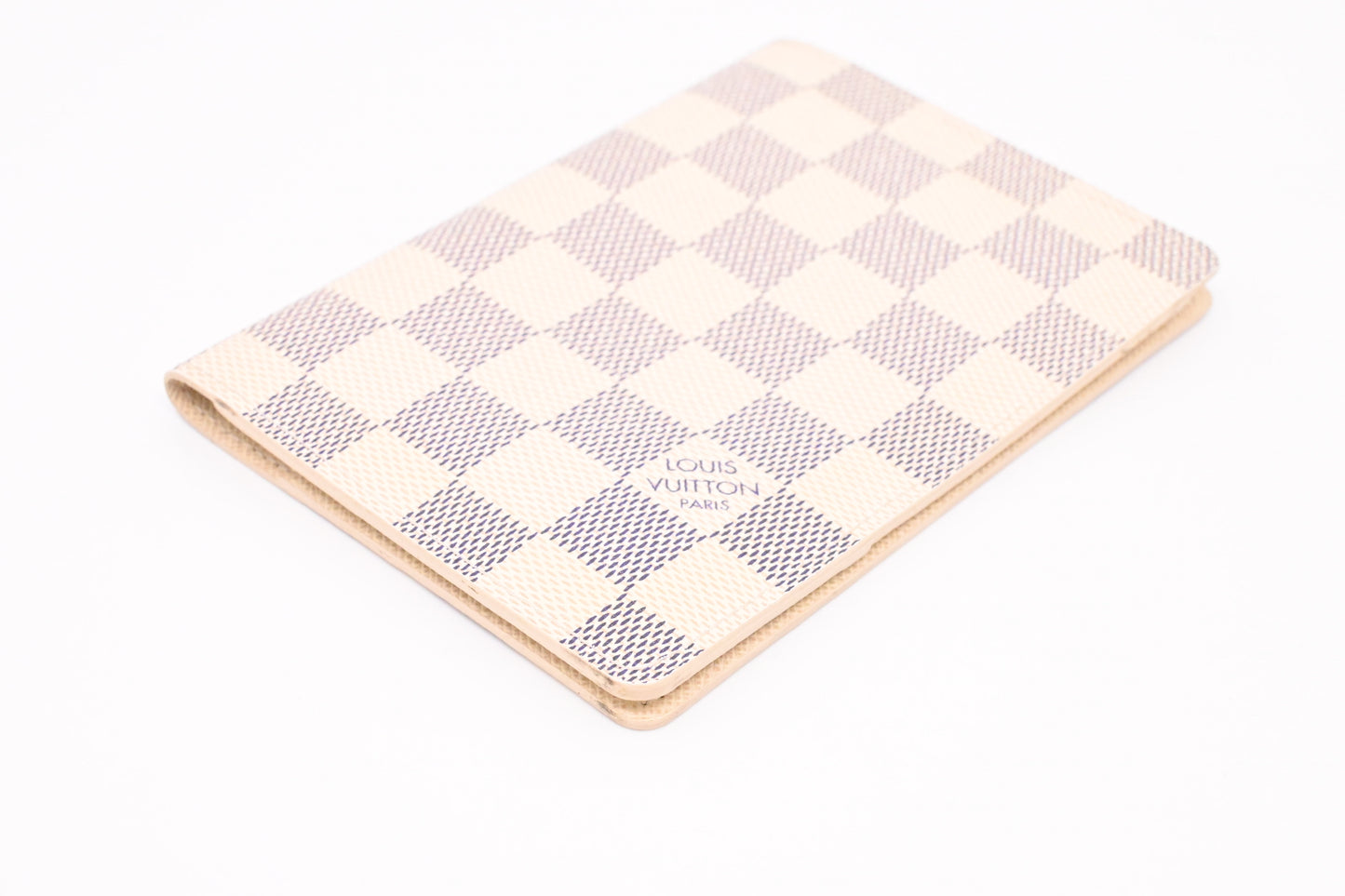 Louis Vuitton Passport Case in Damier Azur Canvas