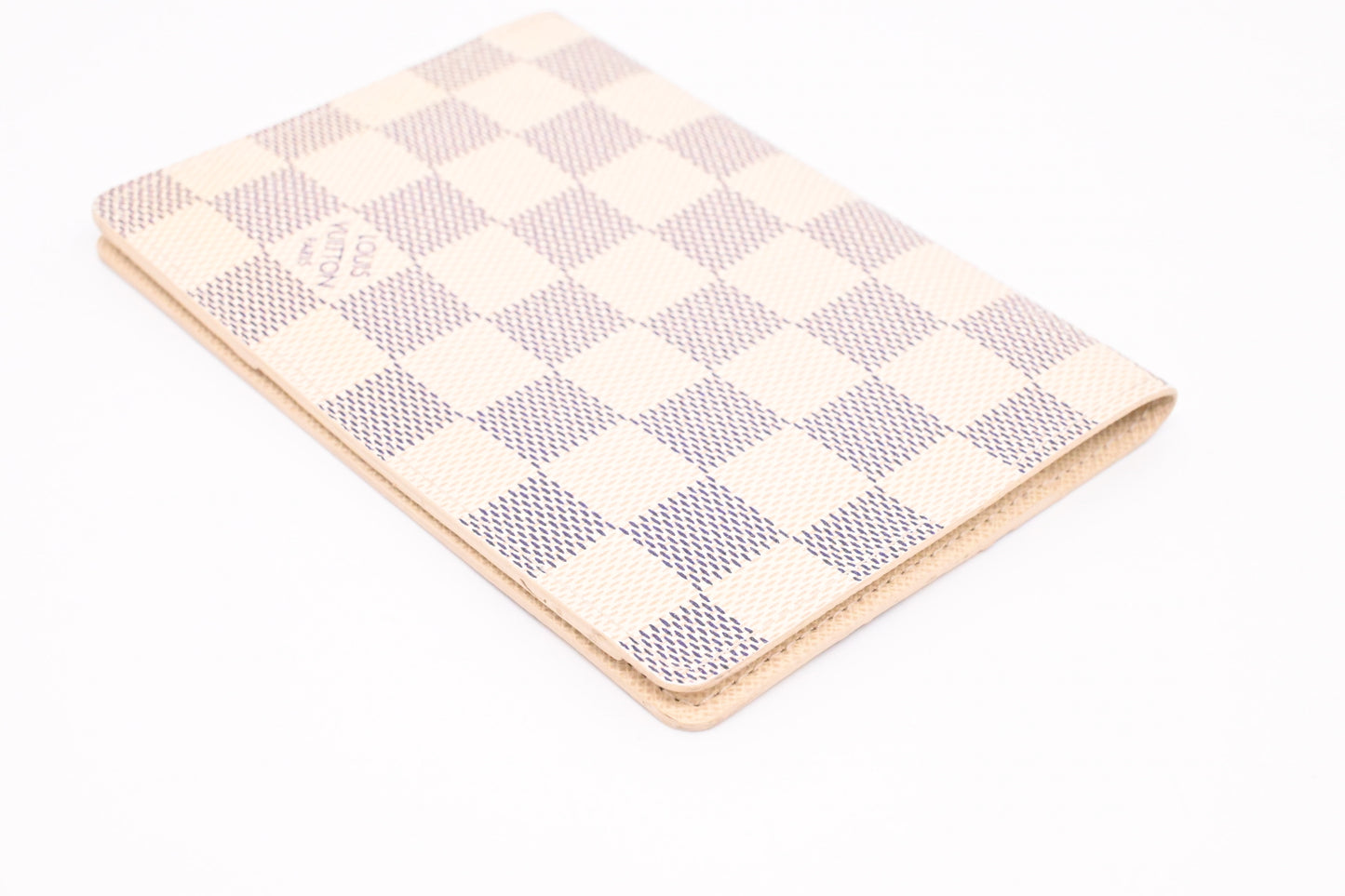 Louis Vuitton Passport Case in Damier Azur Canvas