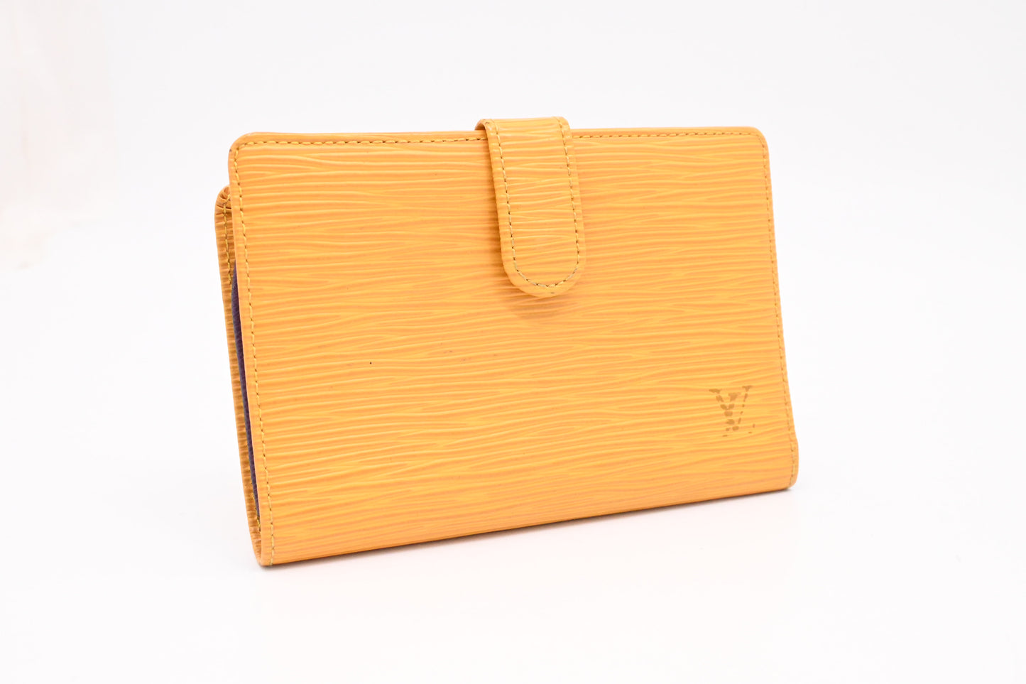 Louis Vuitton Viennois Wallet in Yellow Epi Leather