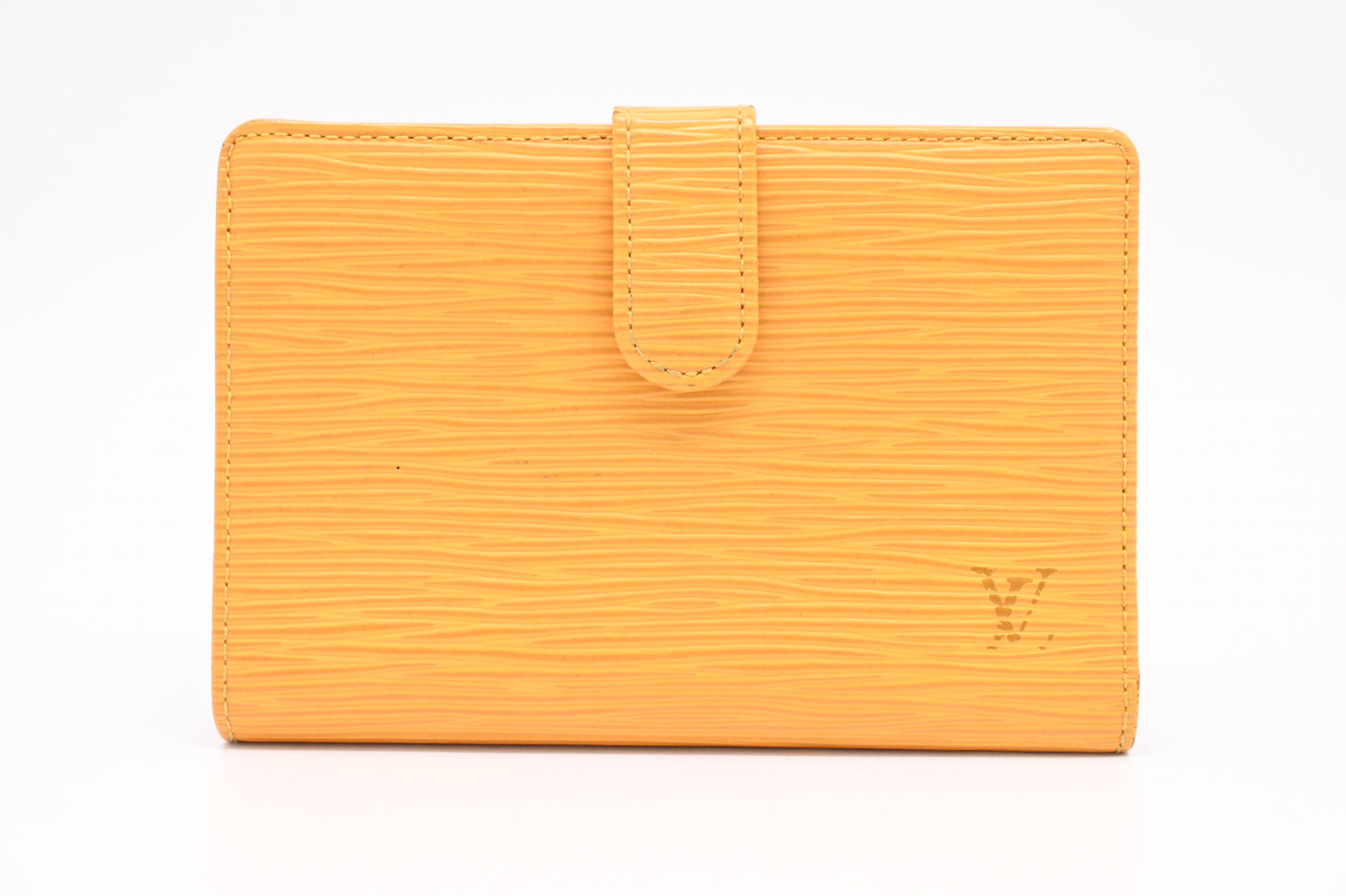 Louis Vuitton Viennois Wallet in Yellow Epi Leather