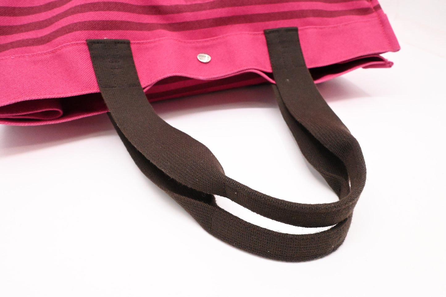 Hermes Chevaux en Camouflage Beach Bag in Pink Canvas