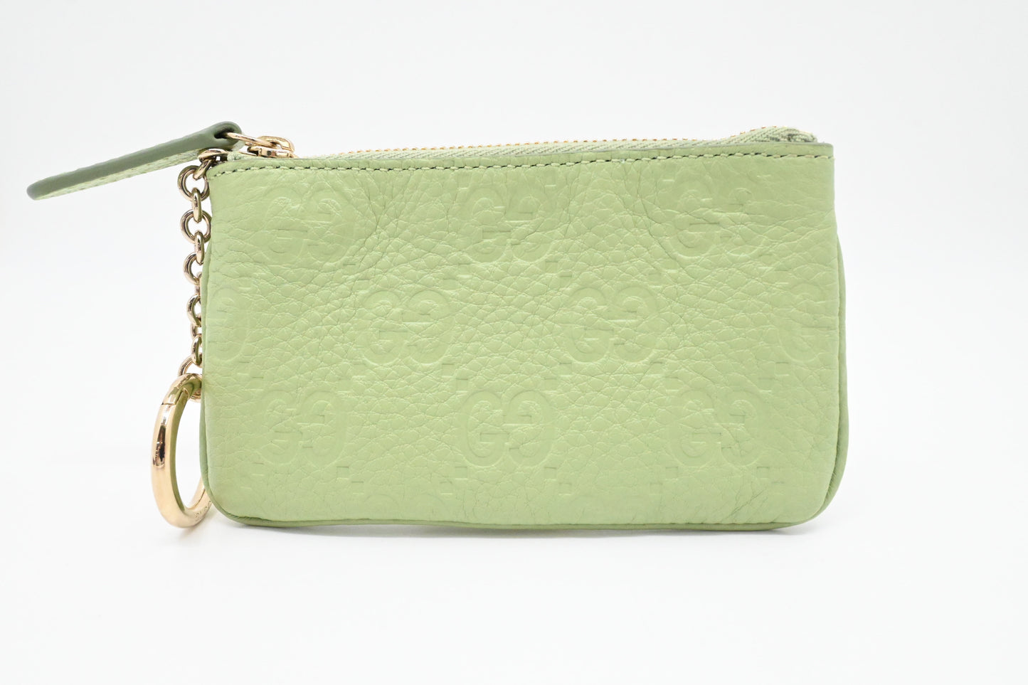 Gucci Key Case in Green Leather