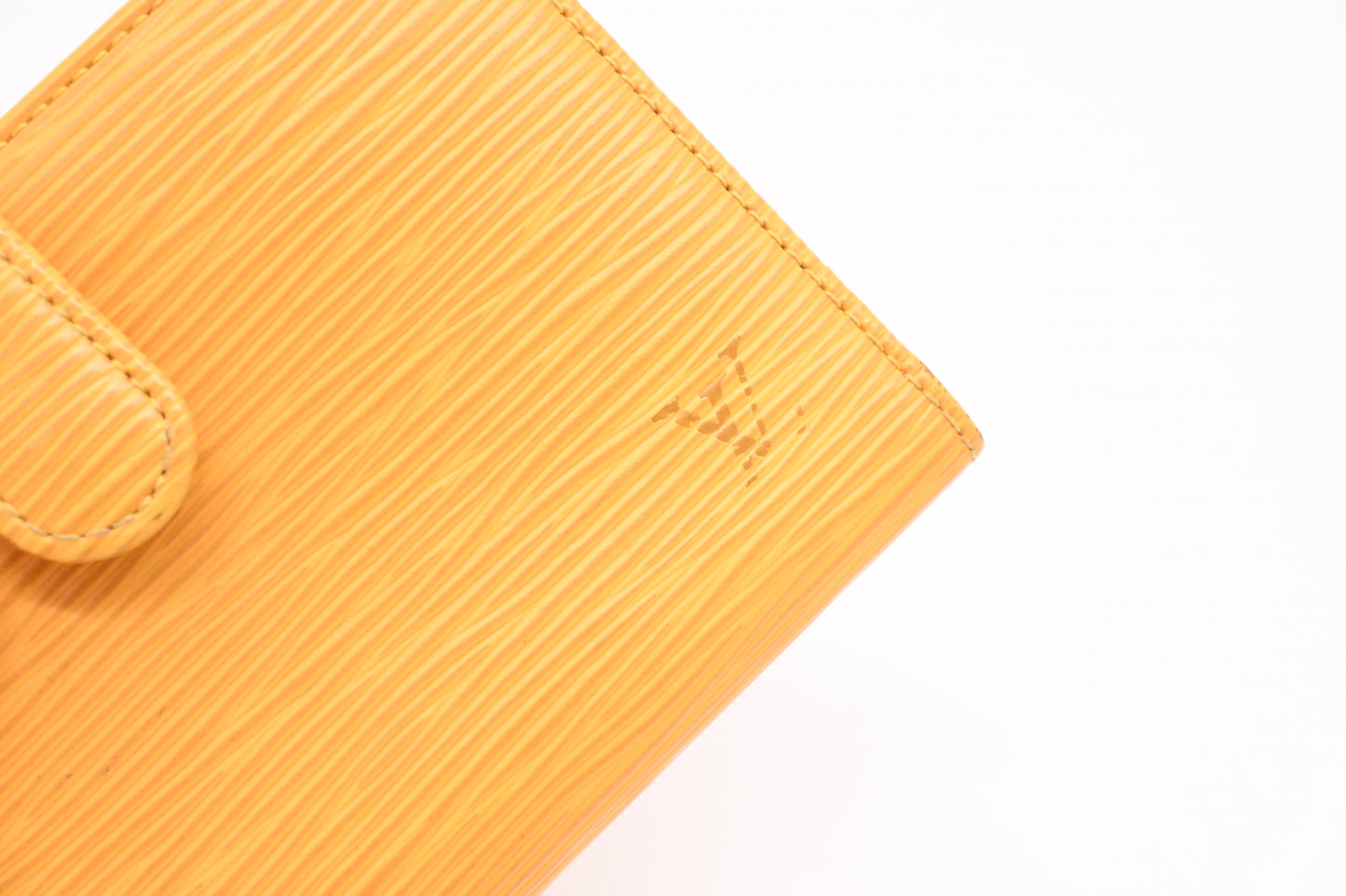 Louis Vuitton Viennois Wallet in Yellow Epi Leather