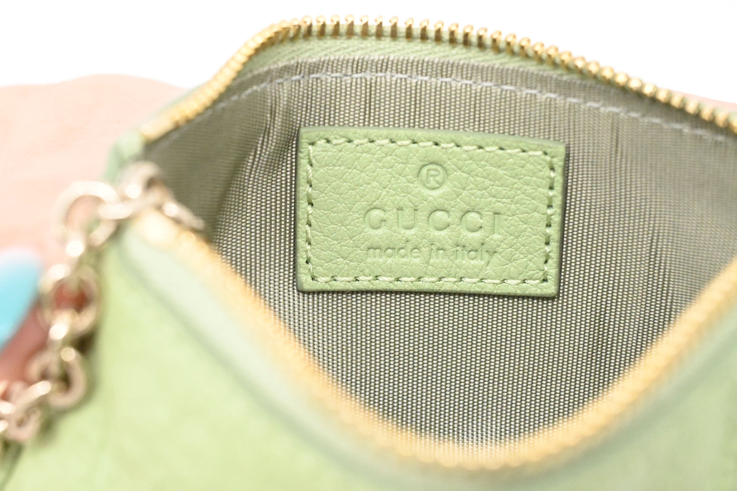 Gucci Key Case in Green Leather