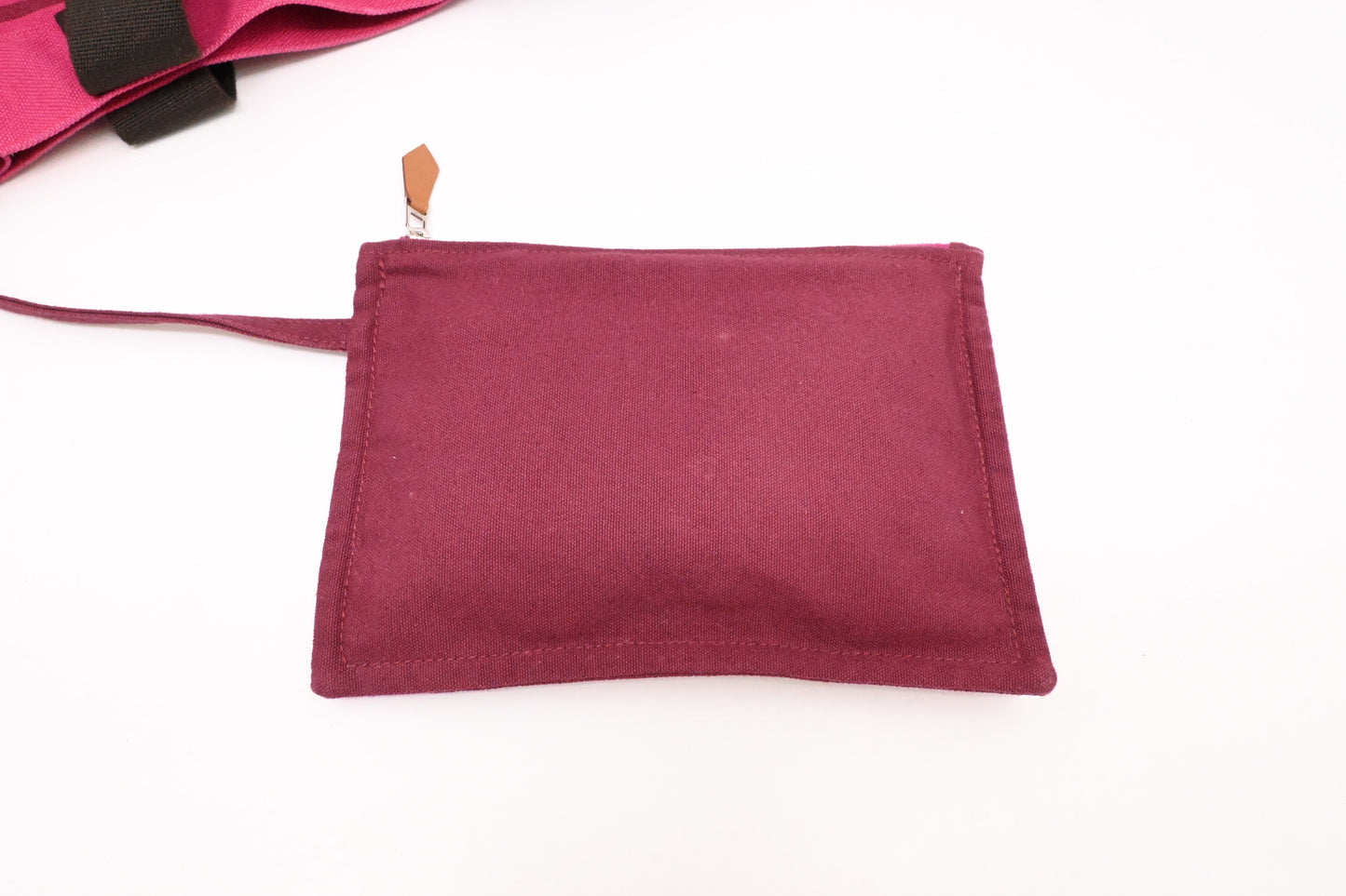 Hermes Chevaux en Camouflage Beach Bag in Pink Canvas