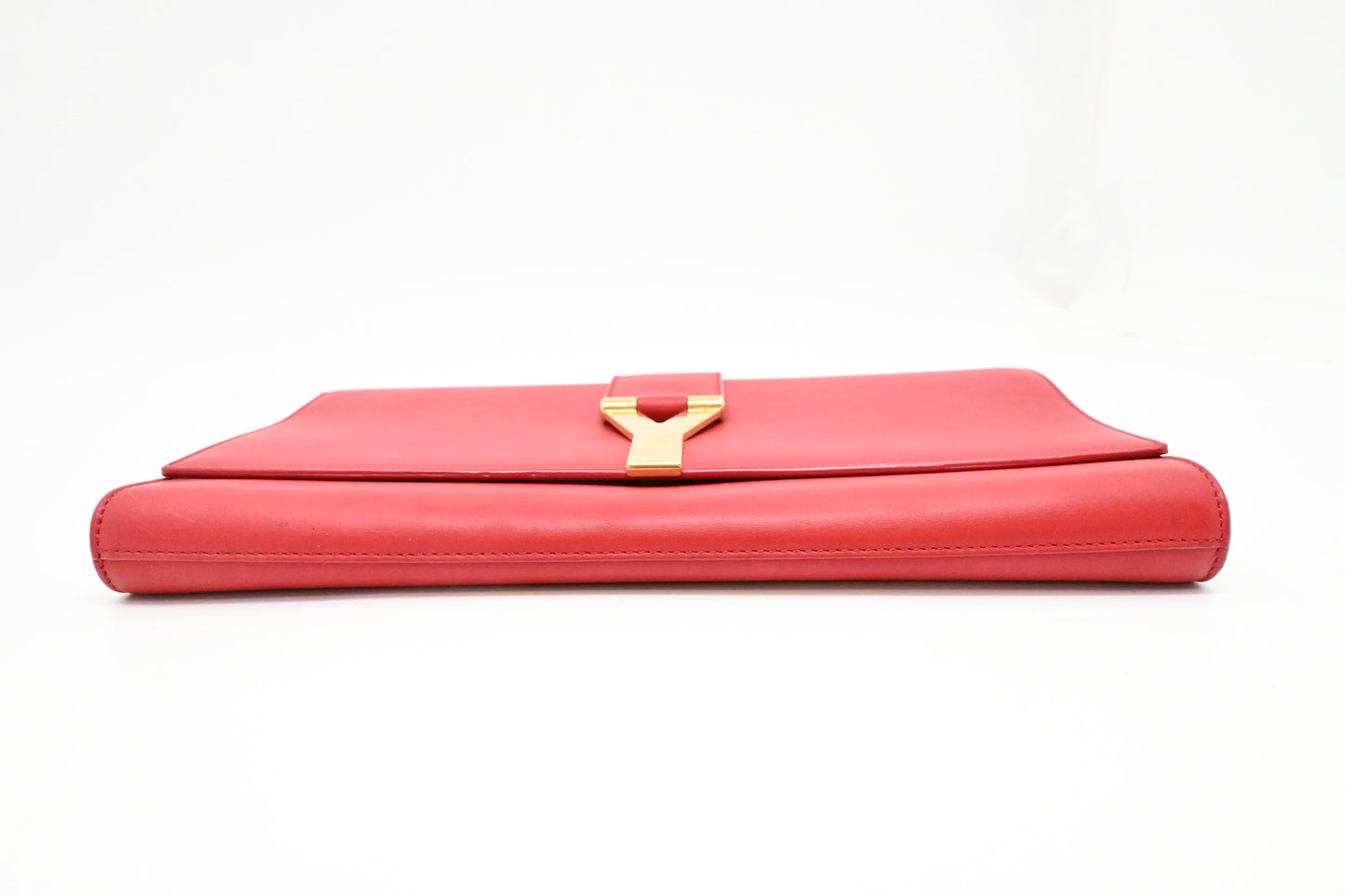 YSL Saint Laurent Pouch in Red Leather